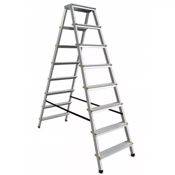 AWTOOLS AW23031 escada articulada multiusos 12 degraus 150 kg alumínio