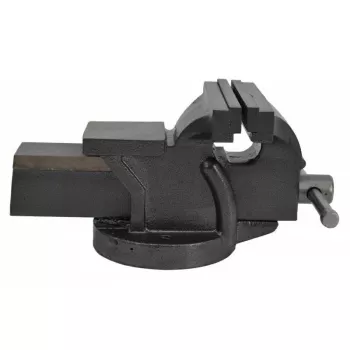 Torno com base giratória AWTOOLS AW24203, 100 mm de abertura, ferro fundido, azul