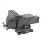 Torno de bancada com base giratória AWTOOLS AW24207 100mm ferro fundido com bigorna