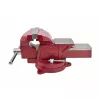 AWTOOLS AW24226 torno de bancada giratório 125mm com bigorna e maxilas endurecidas substituíveis