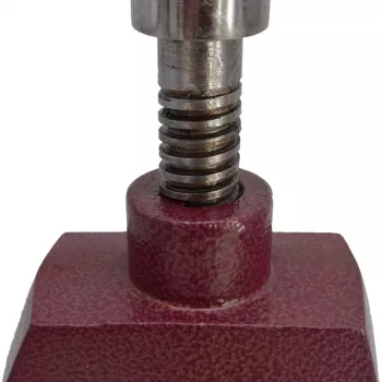 AWTOOLS AW24307 Torno 100 mm largura das maxilas ferro fundido base fixa com bigorna