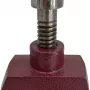 AWTOOLS AW24307 Torno 100 mm largura das maxilas ferro fundido base fixa com bigorna