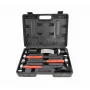 AWTOOLS AW32269BL Martelo de mecânico 1000 g com cabo de fibra de vidro e pena cruzada, preto