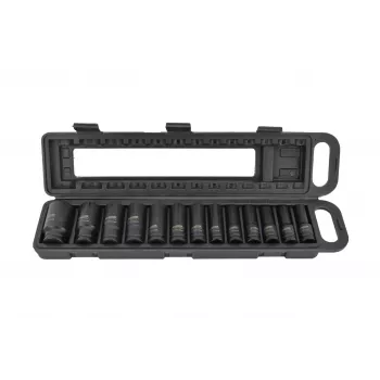 AWTOOLS AW38690BL Conjunto de chaves de caixa em cromo-vanádio com 172 peças, encaixes de 1/4