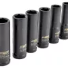 AWTOOLS AW38690BL Conjunto de chaves de caixa em cromo-vanádio com 172 peças, encaixes de 1/4