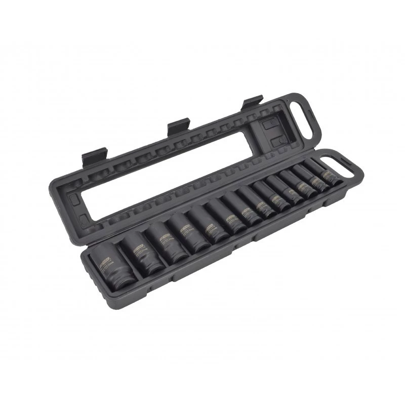 AWTOOLS AW38690BL Conjunto de chaves de caixa em cromo-vanádio com 172 peças, encaixes de 1/4