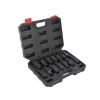 AWTOOLS AW38691BL conjunto de chaves de caixa 171 peças com encaixe 1/4 polegadas, 3/8 polegadas, 1/2 polegadas, catracas, extensões, bits e mala de plástico