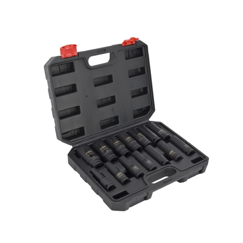 AWTOOLS AW38691BL conjunto de chaves de caixa 171 peças com encaixe 1/4 polegadas, 3/8 polegadas, 1/2 polegadas, catracas, extensões, bits e mala de plástico
