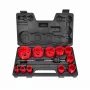 Serra copo bimetal AWTOOLS AW49661 60 mm com dentes de passo variável para metal, madeira, plástico, pladur e construção a seco