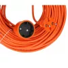 AWTOOLS AW70204 Extensão elétrica com tambor 25m 4 tomadas 16A 3680W