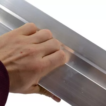 Talocha de betão AWTOOLS AWBL25165 250 x 165 mm lâmina de alumínio com punho macio