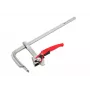 AWTOOLS Grampo de aperto rápido tipo F com catraca 120x600 mm (22x10.6) Grampo profissional para trabalhar madeira