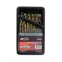 AWTOOLS Conjunto de brocas helicoidais HSS-Co Cobalto 25 peças 1-13 mm para metal