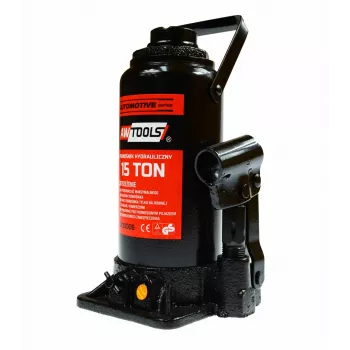 AWTOOLS Macaco hidráulico de pistão/êmbolo 15 toneladas 227-432 mm