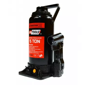 AWTOOLS Macaco hidráulico de pistão/êmbolo 15 toneladas 227-432 mm
