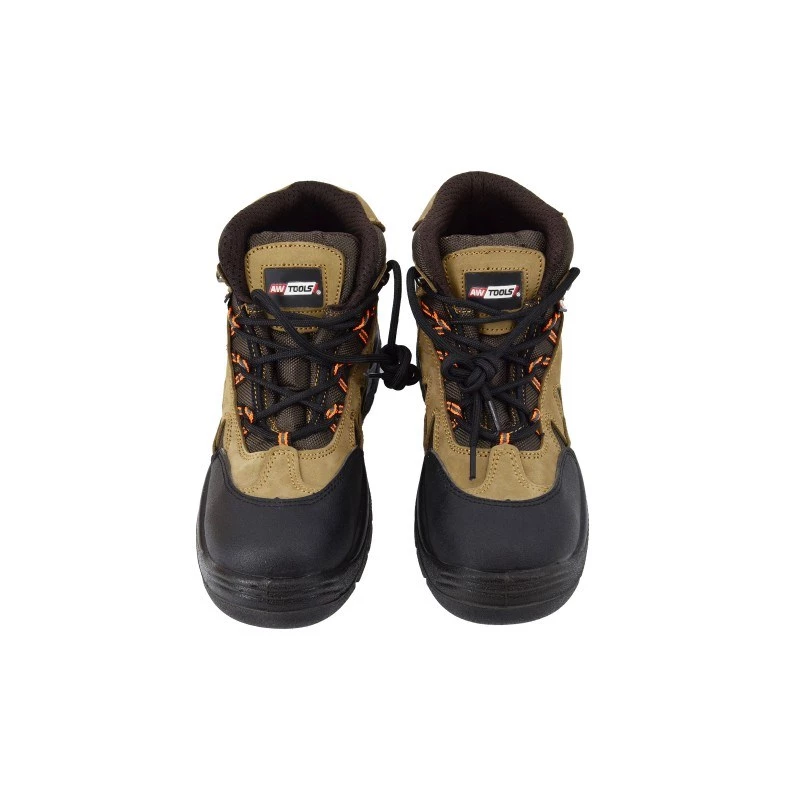 Botas de segurança AWTOOLS MERANO S3 SRC de cano alto tamanho 40 preto couro