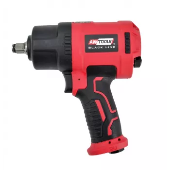 AWTOOLS Chave de impacto pneumática 1/2 polegadas 1600 Nm Black Line