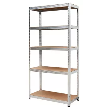 Estante AWTOOLS 5 prateleiras 180x90x40 cm carga 250 kg por prateleira aço galvanizado 5,0 mm