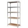 Estante AWTOOLS 5 prateleiras 180x90x40 cm carga 250 kg por prateleira aço galvanizado 5,0 mm
