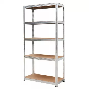 Estante AWTOOLS 5 prateleiras 180x90x40 cm carga 250 kg por prateleira aço galvanizado 5,0 mm