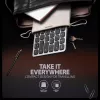 Teclado AXAGON HMC-KB-CRL USB-C com hub 9 em 1, HDMI 4K, PD 100W, Gigabit Ethernet, leitor de cartões, preto