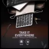 AXAGON HMC-KB-US Teclado USB-C com hub 9-em-1, US QWERTY, HDMI 4K, Gigabit LAN, leitor de cartões, 0,6 m