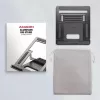 AXAGON STND-L suporte para portátil 10-16 polegadas alumínio dobrável altura ajustável prateado