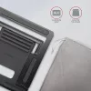 AXAGON STND-L suporte para portátil 10-16 polegadas alumínio dobrável altura ajustável prateado
