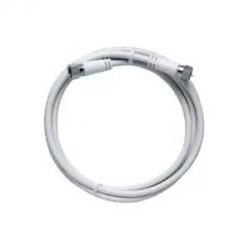 Axing MAK 200-80 Cabo de ligação SAT 2m branco 85dB ficha F para ficha F