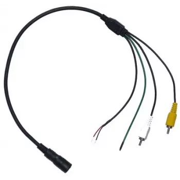 AXION CA 001A Adaptador de Câmara DIN 4-PIN para RCA Cinch