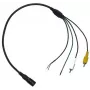 AXION CA 001A Adaptador de Câmara DIN 4-PIN para RCA Cinch