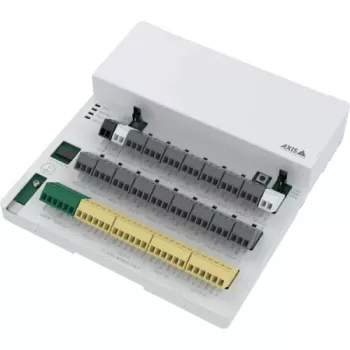 AXIS A9920 Módulo de expansão de relé I/O – 8 portas configuráveis, RS485, montagem em calha DIN