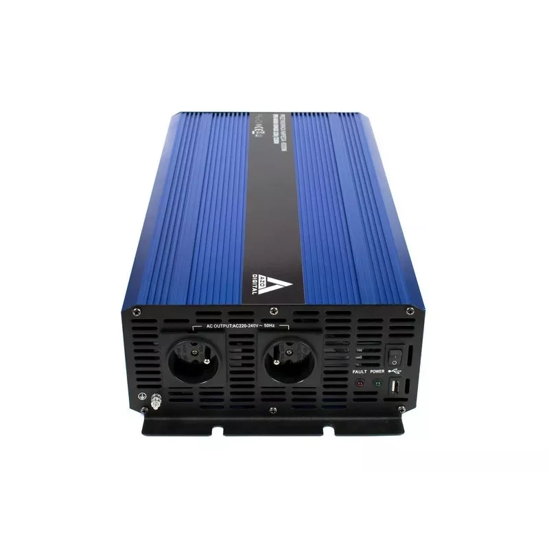 Inversor de onda sinusoidal pura AZO Digital 12 VDC / 230 VAC SINUS IPS-6000S 6000W