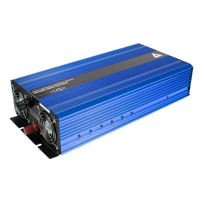 Inversor de onda sinusoidal pura AZO Digital 12 VDC / 230 VAC SINUS IPS-6000S 6000W