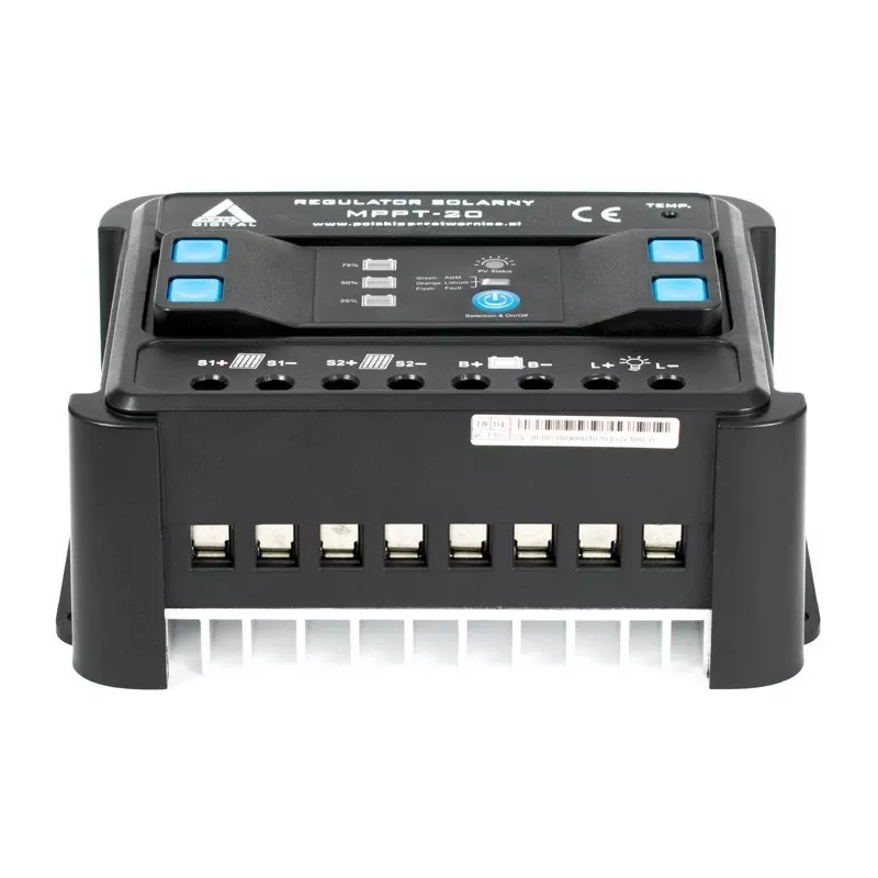 Controlador de carga solar MPPT AZO Digital 12/24V 20A