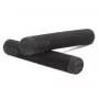 Aztek Lite Grips Ruby – punhos TPR nervurados para trotinete com tampas de guiador (par)