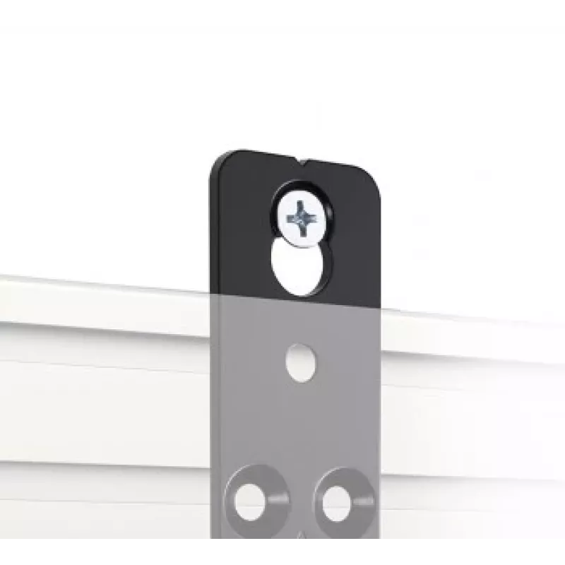 Suporte de montagem em calha B-TECH SYSTEM X para BT8390 - 5mm da parede, preto