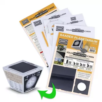 Ecrã de projeção solar Baader (BSPS) para observação solar
