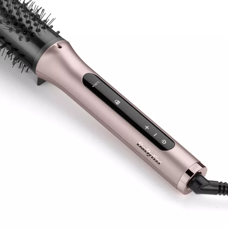 Escova alisadora aquecida BaByliss HSB200E Volume Boost – rosa quente