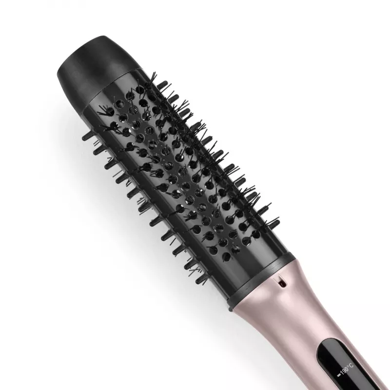 Escova alisadora aquecida BaByliss HSB200E Volume Boost – rosa quente