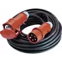 Bachmann 344.172 Cabo de extensão para exterior 25m H07RN-F 3G1.5 IP44 Schuko preto