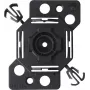 Bachmann 375.542 Placa de montagem individual para aparelhos 50x50 mm, preto