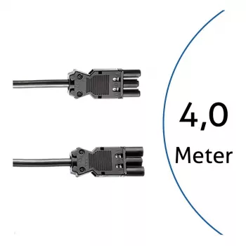 BACHMANN Cabo de extensão GST18i3 4m Preto