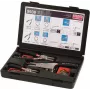 Bahco 9938 conjunto de alicates para anéis de segurança, 4 peças, 180 mm, interior/exterior, retos/curvos, bolsa enrolável