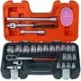 Bahco S240 conjunto de chaves de caixa 24 peças encaixe 1/2 polegadas (10-32 mm)