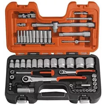 BAHCO S560 Conjunto de Chaves de Caixa e Bits de 56 Peças com Encaixe de 1/4