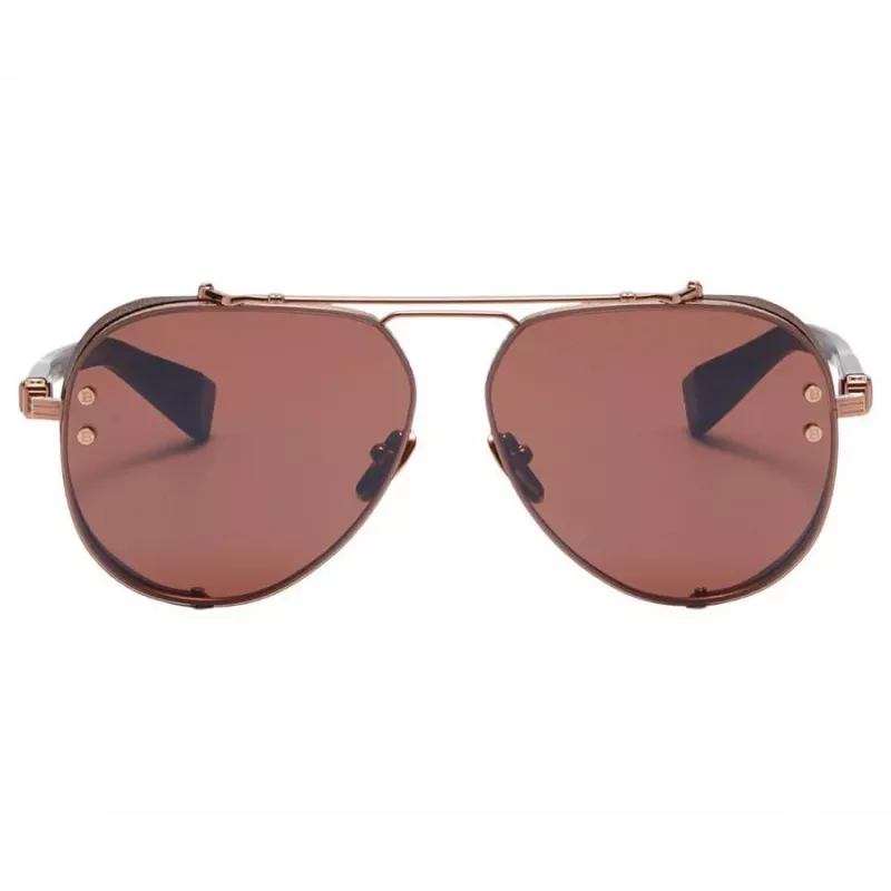BALMAIN BPS-125E-62 óculos de sol piloto homem gunmetal cinzento 62mm