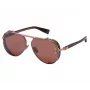 BALMAIN BPS-125E-62 óculos de sol piloto homem gunmetal cinzento 62mm