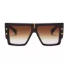 Óculos de sol de mulher BALMAIN BPS-144C-57 Armação de acetato cat eye lentes cinzentas 57/14/145 mm