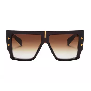 Óculos de sol de mulher BALMAIN BPS-144C-57 Armação de acetato cat eye lentes cinzentas 57/14/145 mm